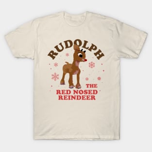 Rudolph The Red Nosed Reindeer Christmas T-Shirt